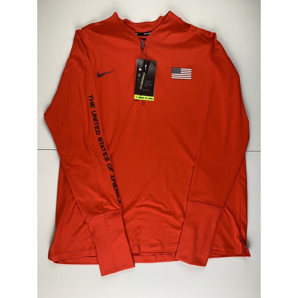 NWT Nike Women's Team USA Olympic Element 1/2-Zip Running Top Size Large (L) - Picture 4 of 12